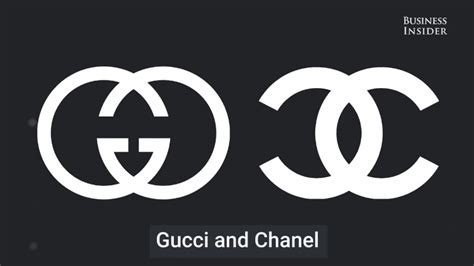 gucci and chanel logos are similar|Chanel Gucci logo similarities.